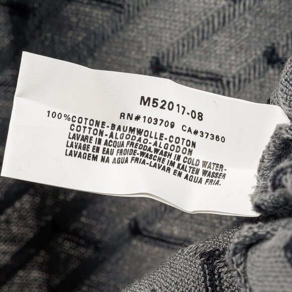 Armani Collezioni Grey Geometric Textured-Knit Zip Jacket - Picture 10 of 10